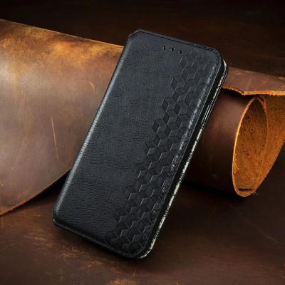 Шкіряний чохол книжка GETMAN Cubic (PU) для Xiaomi Redmi 9A Чорний Шкіряний чохол книжка GETMAN Cubic (PU) для Xiaomi Redmi 9A Чорний