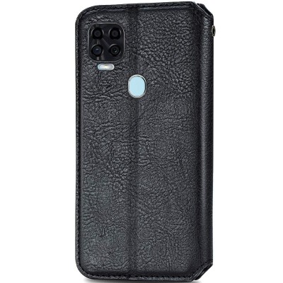 Шкіряний чохол книжка GETMAN Cubic (PU) для ZTE Blade v2020 Чорний