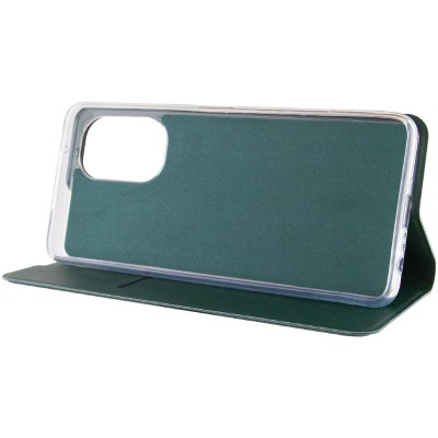 Шкіряний чохол книжка GETMAN Elegant (PU) для Xiaomi Redmi Note 12 4G Зелений