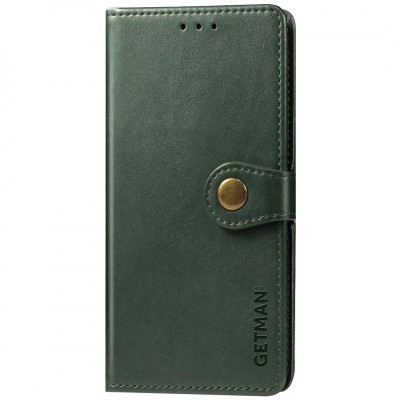 Шкіряний чохол книжка GETMAN Gallant (PU) для Xiaomi Mi 11 Зелений