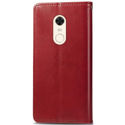 Шкіряний чохол книжка GETMAN Gallant (PU) для Xiaomi Redmi 5 Plus / Redmi Note 5 (Single Camera) Червоний Шкіряний чохол книжка GETMAN Gallant (PU) для Xiaomi Redmi 5 Plus / Redmi Note 5 (Single Camera) Червоний