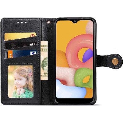 Шкіряний чохол книжка GETMAN Gallant (PU) для Xiaomi Redmi 5 Plus / Redmi Note 5 (Single Camera) Чорний Шкіряний чохол книжка GETMAN Gallant (PU) для Xiaomi Redmi 5 Plus / Redmi Note 5 (Single Camera) Чорний