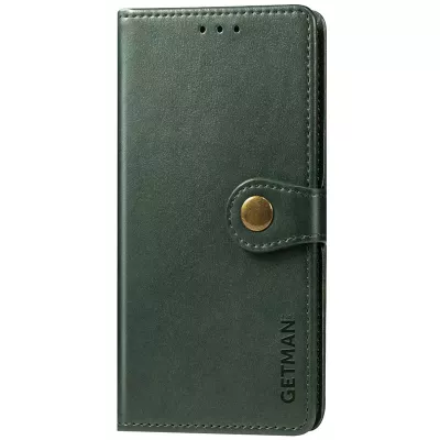 Шкіряний чохол книжка GETMAN Gallant (PU) для Xiaomi Redmi 9 Зелений