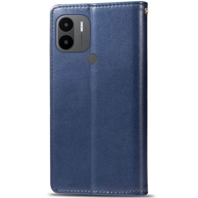 Шкіряний чохол книжка GETMAN Gallant (PU) для Xiaomi Redmi A1+ / Poco C50 / A2+ Синій