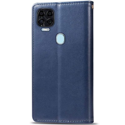 Шкіряний чохол книжка GETMAN Gallant (PU) для ZTE Blade v2020 Синій