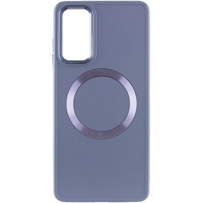 TPU чохол Bonbon Metal Style with MagSafe для Samsung Galaxy A25 5G Сірий / Lavender TPU чохол Bonbon Metal Style with MagSafe для Samsung Galaxy A25 5G Сірий / Lavender