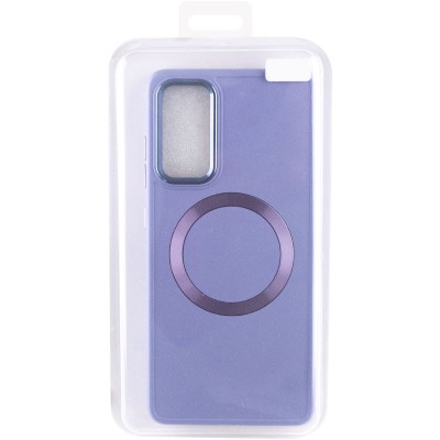 TPU чохол Bonbon Metal Style with MagSafe для Samsung Galaxy S20 FE Бузковий / Dasheen