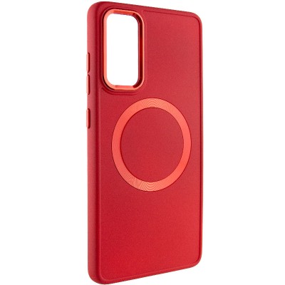 TPU чохол Bonbon Metal Style with MagSafe для Samsung Galaxy S20 FE Червоний / Red