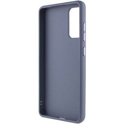 TPU чохол Bonbon Metal Style with MagSafe для Samsung Galaxy S21 FE Сірий / Lavender TPU чохол Bonbon Metal Style with MagSafe для Samsung Galaxy S21 FE Сірий / Lavender