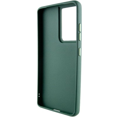 TPU чохол Bonbon Metal Style with MagSafe для Samsung Galaxy S21 Ultra Зелений / Army Green TPU чохол Bonbon Metal Style with MagSafe для Samsung Galaxy S21 Ultra Зелений / Army Green