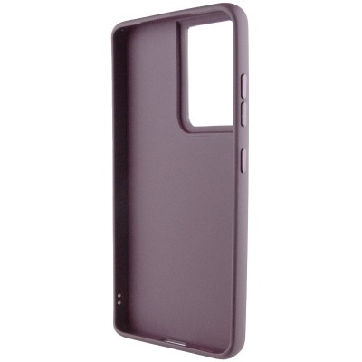 TPU чохол Bonbon Metal Style with MagSafe для Samsung Galaxy S22 Ultra Бордовий / Plum TPU чохол Bonbon Metal Style with MagSafe для Samsung Galaxy S22 Ultra Бордовий / Plum