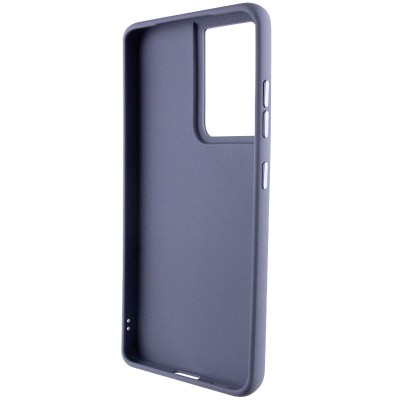 TPU чохол Bonbon Metal Style with MagSafe для Samsung Galaxy S22 Ultra Сірий / Lavender