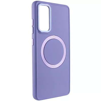 TPU чохол Bonbon Metal Style with MagSafe для Samsung Galaxy S22+ Бузковий / Dasheen