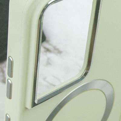 TPU чохол Bonbon Metal Style with MagSafe для Samsung Galaxy S23 Ultra Білий / White
