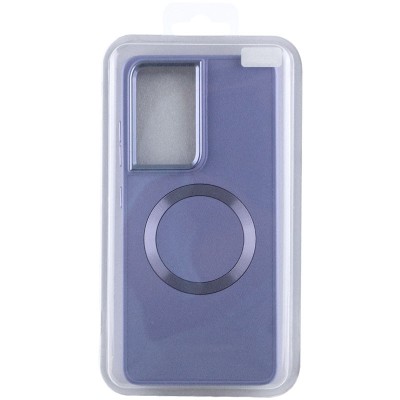 TPU чохол Bonbon Metal Style with MagSafe для Samsung Galaxy S23 Ultra Бузковий / Dasheen