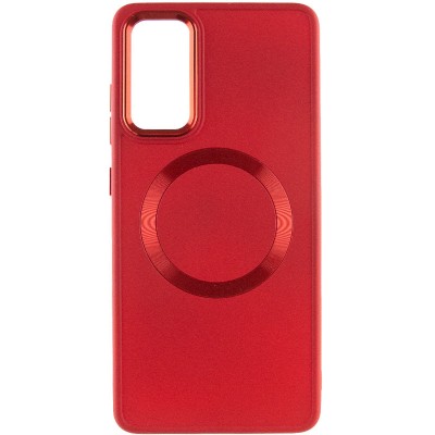 TPU чохол Bonbon Metal Style with MagSafe для Samsung Galaxy S23 Червоний / Red TPU чохол Bonbon Metal Style with MagSafe для Samsung Galaxy S23 Червоний / Red