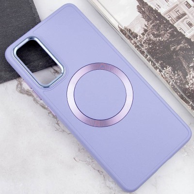 TPU чохол Bonbon Metal Style with MagSafe для Samsung Galaxy S24+ Бузковий / Dasheen TPU чохол Bonbon Metal Style with MagSafe для Samsung Galaxy S24+ Бузковий / Dasheen