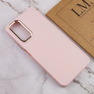 TPU чохол Bonbon Metal Style для Samsung Galaxy A34 5G Рожевий / Light pink
