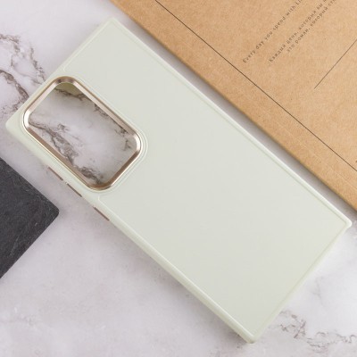 TPU чохол Bonbon Metal Style для Samsung Galaxy S23 Ultra Білий / White