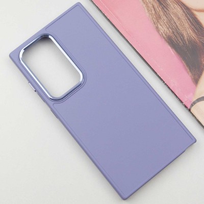 TPU чохол Bonbon Metal Style для Samsung Galaxy S23 Ultra Бузковий / Dasheen