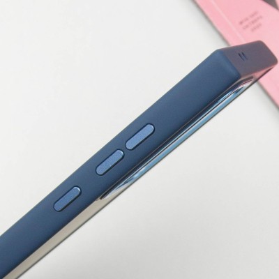 TPU чохол Bonbon Metal Style для Samsung Galaxy S23 Ultra Синій / Cosmos blue
