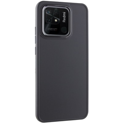 TPU чохол Bonbon Metal Style для Xiaomi Redmi 10C Чорний / Black