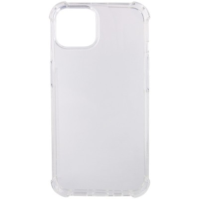TPU чохол GETMAN Ease logo посилені кути для Apple iPhone 14 (6.1") Безбарвний (прозорий)