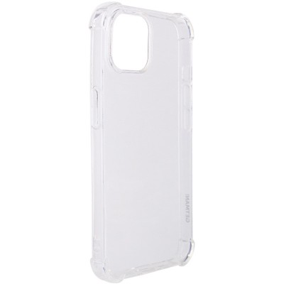 TPU чохол GETMAN Ease logo посилені кути для Apple iPhone 15 (6.1") Безбарвний (прозорий)