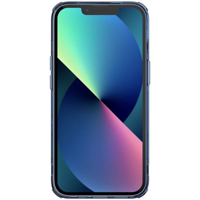 TPU чохол Nillkin Nature Pro Magnetic для Apple iPhone 15 Plus (6.7") Синій (прозорий)