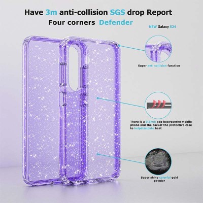 TPU чохол Nova для Samsung Galaxy A24 4G Purple