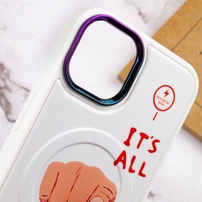 TPU+PC чохол Funny pictures with MagSafe для Apple iPhone 13 (6.1") It's all
