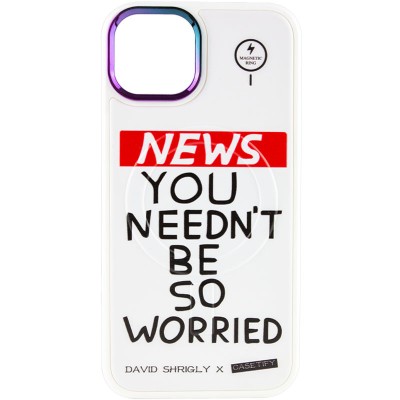 TPU+PC чохол Funny pictures with MagSafe для Apple iPhone 13 (6.1") News