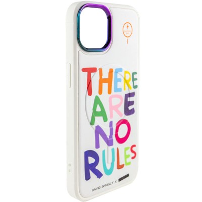 TPU+PC чохол Funny pictures with MagSafe для Apple iPhone 13 (6.1") No rules