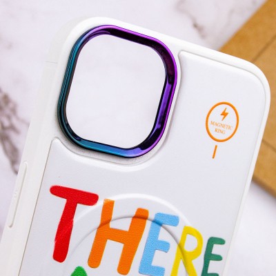 TPU+PC чохол Funny pictures with MagSafe для Apple iPhone 13 (6.1") No rules