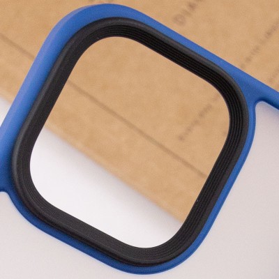 TPU+PC чохол Metal Buttons для Apple iPhone 15 (6.1") Блакитний
