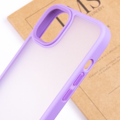 TPU+PC чохол Metal Buttons для Apple iPhone 15 (6.1") Бузковий TPU+PC чохол Metal Buttons для Apple iPhone 15 (6.1") Бузковий