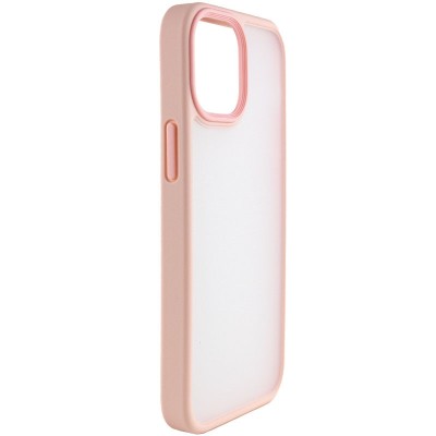 TPU+PC чохол Metal Buttons для Apple iPhone 15 (6.1") Рожевий