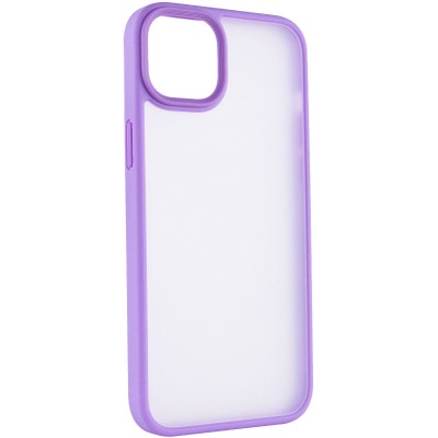 TPU+PC чохол Metal Buttons для Apple iPhone 15 Plus (6.7") Бузковий