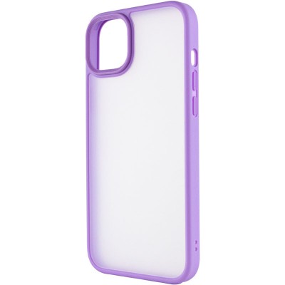 TPU+PC чохол Metal Buttons для Apple iPhone 15 Plus (6.7") Бузковий