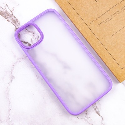 TPU+PC чохол Metal Buttons для Apple iPhone 15 Plus (6.7") Бузковий