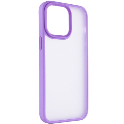 TPU+PC чохол Metal Buttons для Apple iPhone 15 Pro (6.1") Бузковий
