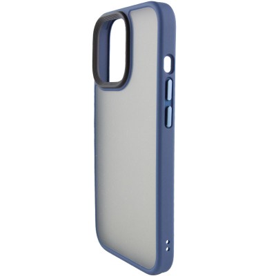 TPU+PC чохол Metal Buttons для Apple iPhone 15 Pro (6.1") Синій