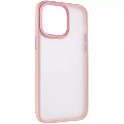 TPU+PC чохол Metal Buttons для Apple iPhone 15 Pro Max (6.7") Рожевий