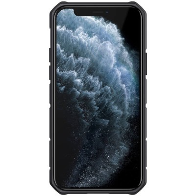TPU+PC чохол Nillkin CamShield Armor (шторка на камеру) для Apple iPhone 12 Pro Max (6.7") Чорний