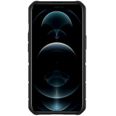 TPU+PC чохол Nillkin CamShield Armor no logo (шторка на камеру) для Apple iPhone 13 Pro (6.1") Чорний