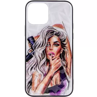 TPU+PC чохол Prisma Ladies для Apple iPhone 13 Pro (6.1") Purple