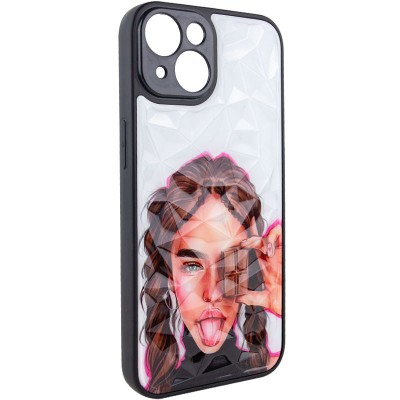 TPU+PC чохол Prisma Ladies для Apple iPhone 14 (6.1") Chocolate