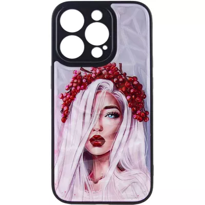 TPU+PC чохол Prisma Ladies для Apple iPhone 14 Pro Max (6.7") Ukrainian Girl