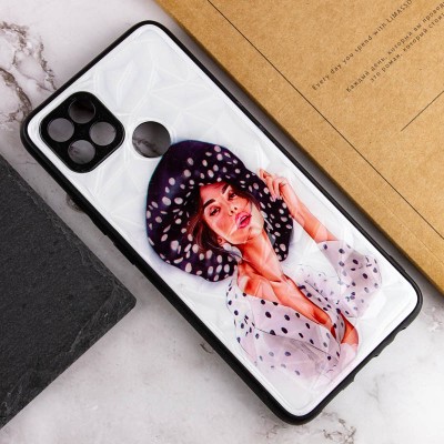 TPU+PC чохол Prisma Ladies для Oppo A15s / A15 Girl in a hat
