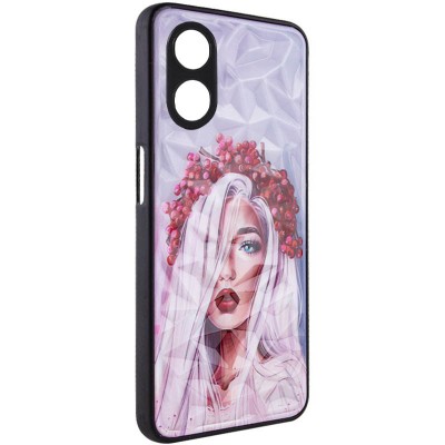 TPU+PC чохол Prisma Ladies для Oppo A98 Ukrainian Girl